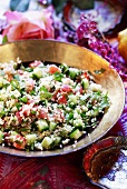 Vegetable salad with couscous