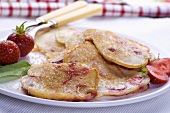 Strawberry pancakes