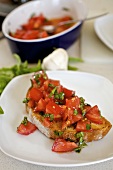 Bruschetta (Tomatoes on toast, Italy)