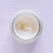 A jar of yoghurt