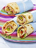 Wraps mit Schinken