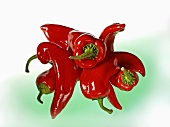 Red pointed peppers