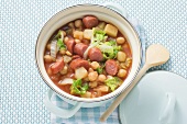 Chick-pea stew with Chinese cabbage