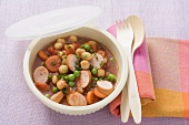 Chick-pea and vegetable stew