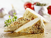 Sesame flatbread