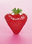 Herzförmige Erdbeere