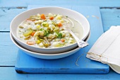 Zacierkowa (Vegetable soup with noodles, Poland)