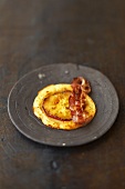 Apple pancake with bacon