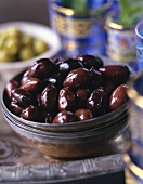 Small bowl of Kalamata olives