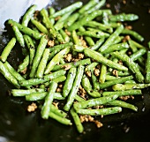 Dry-fried green beans