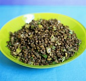 Mountain lentils with herbs