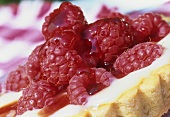 Raspberry tartlet (close-up)