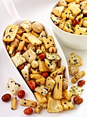 Assorted Japanese rice crackers