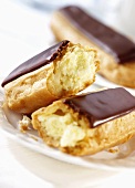 Chocolate eclairs