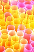 Coloured straws (full-frame)