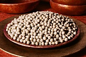 Dried peas in a dish