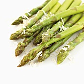 Green asparagus with Parmesan