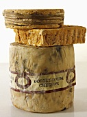 Cheddar cheese and cheese from Normandy