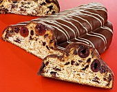 Chocolate and cherry stollen