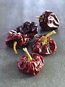 Four dried chillies