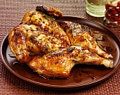 Whole roast chicken