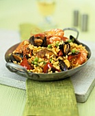 Seafood Paella in a Pan