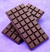 Two bars of chocolate