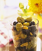 Marinated olives