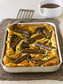 Toad-in-the-hole (UK)
