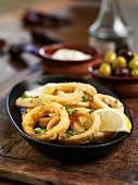 Fried squid rings (Spain)