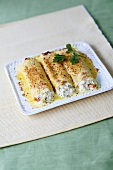 Seafood cannelloni