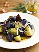 Potato salad with mustard dressing