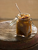 Chutney in preserving jar