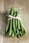 A bundle of green beans