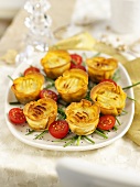 Mini cottage pies for Christmas