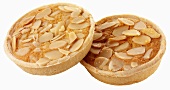 Two almond tartlets