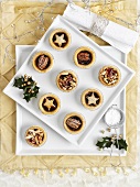 A selection of Christmas mince pies