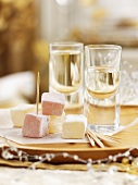 Turkish delight and liqueur as part of Christmas dinner