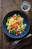 Couscous salad with vegetables