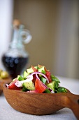 Tomato and cucumber salad