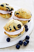 Blueberry whoopie pies