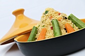 Couscous with courgette and carrots