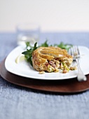 Pithiviers (leek, lobster and potatoes in puff pastry)