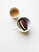Whoopie Pie and coffee