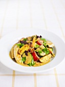 Vegetable curry with chicken breast