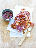 Pork chops with chilli marinade for grilling