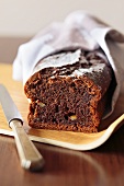 Chocolate cake with honey