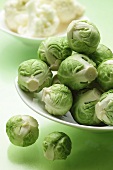 Brussels sprouts and cauliflower