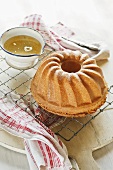 A coconut Bundt cake with syrup