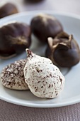 Chestnut meringues
